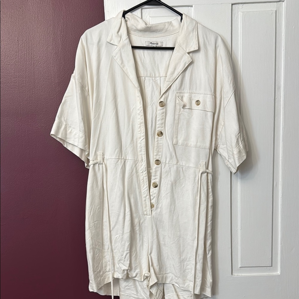Madewell XLP White Romper